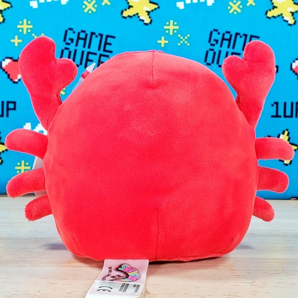 Squishmallow Carlos the Red Crab 5" 2020 UltraSoft Stuffed Sealife Plush - Picture 4 of 12
